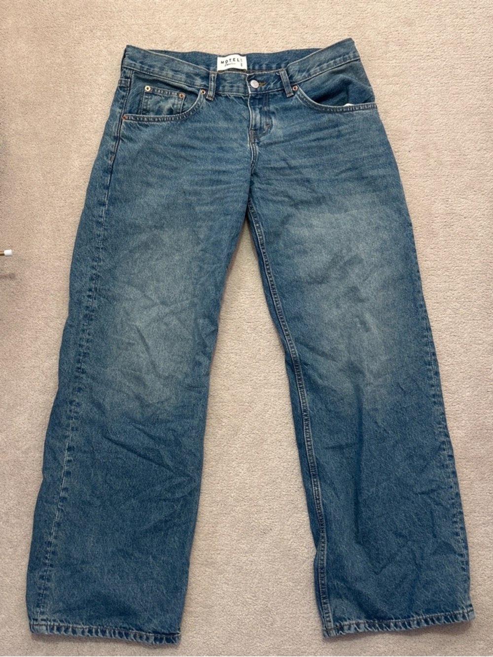 motel rocks low rise parallel jeans